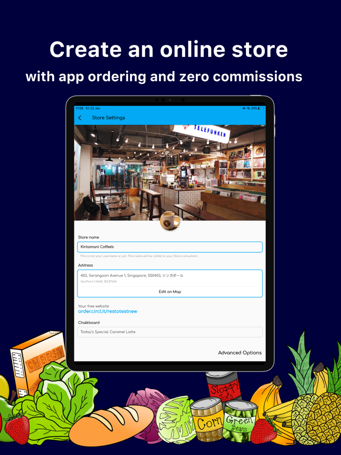 CIRCL Store Restaurant POSQR