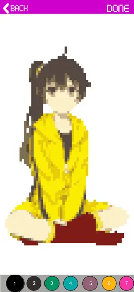 Game screenshot Anime Coloring Game -Doki doki apk