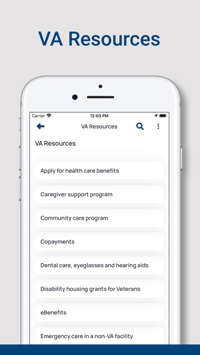 MyVA Info Screenshot
