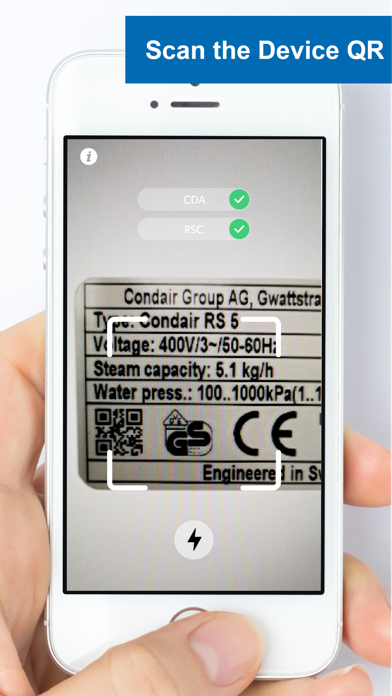 Condair Sensor Connect Screenshot