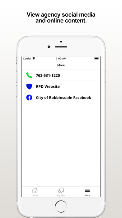 Robbinsdale PD Screenshot