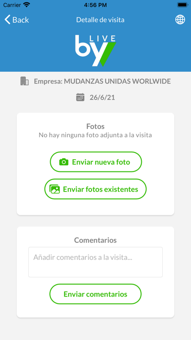 byVisitors LIVE Screenshot