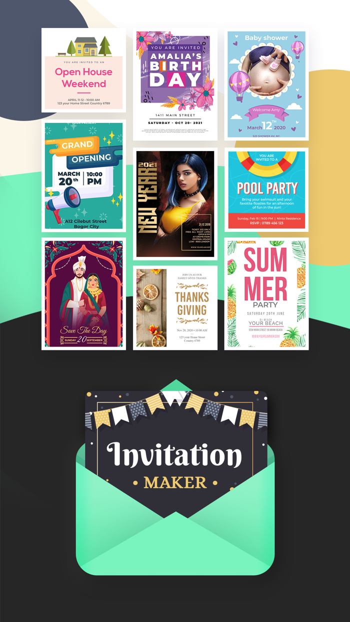 Invitation Maker  Card Maker