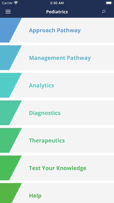 MedEClasses Pediatrics Screenshot