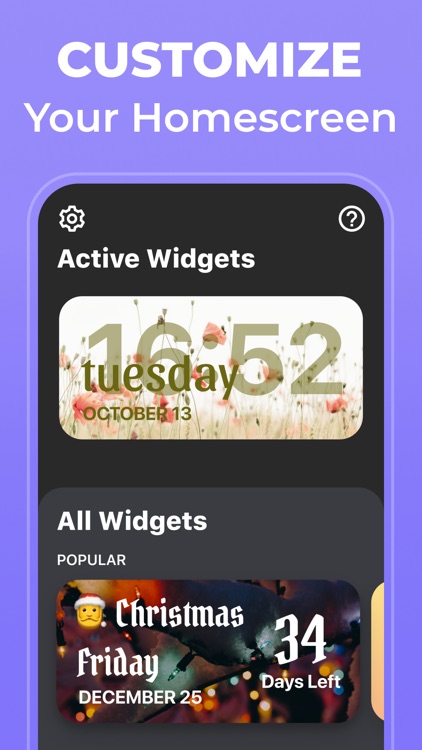 Widgets - Create New & Custom screenshot-3