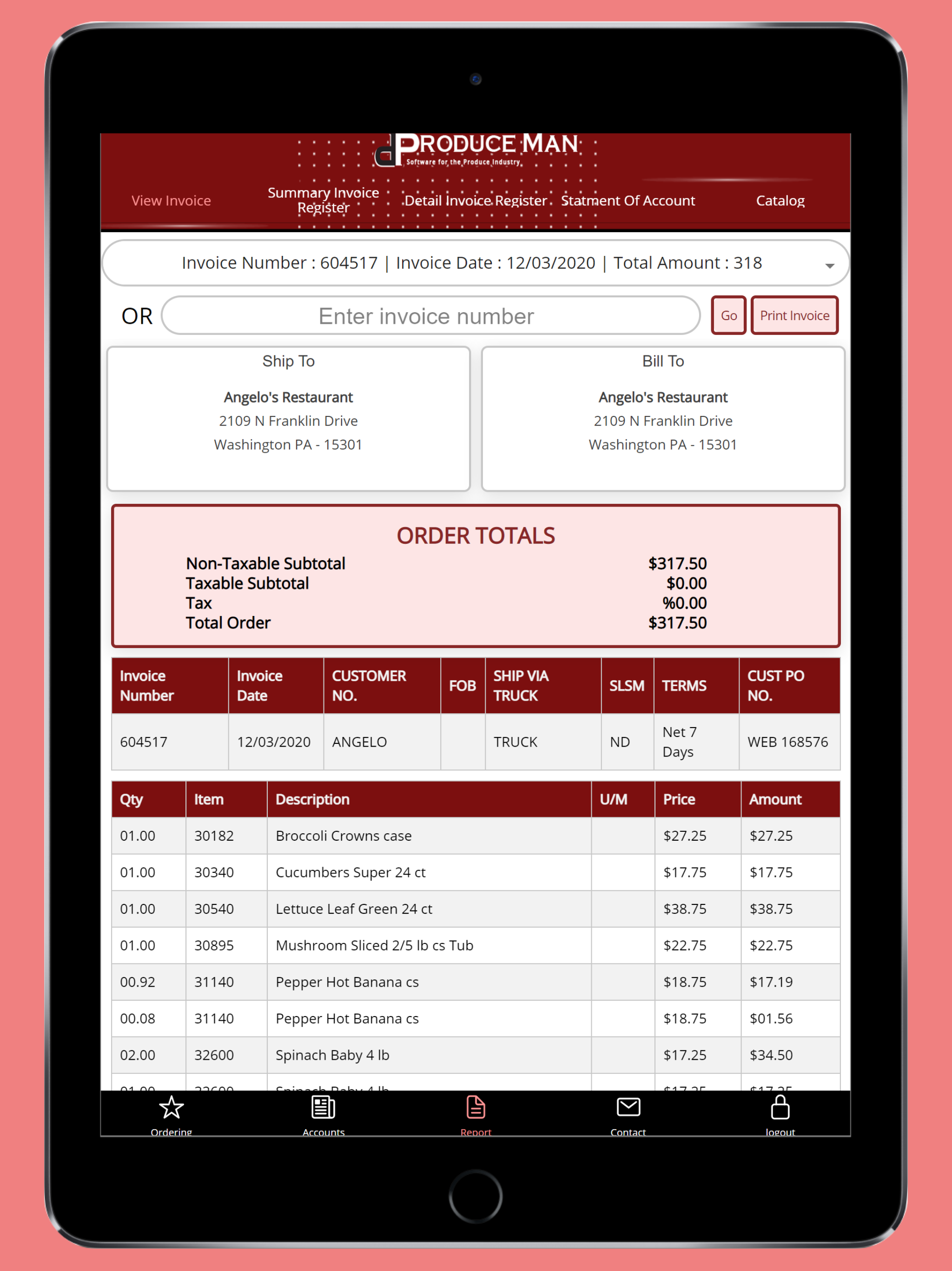 Ordernet DP screenshot 8