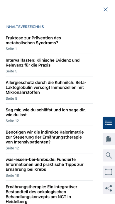 Medizinische Plattform Screenshot