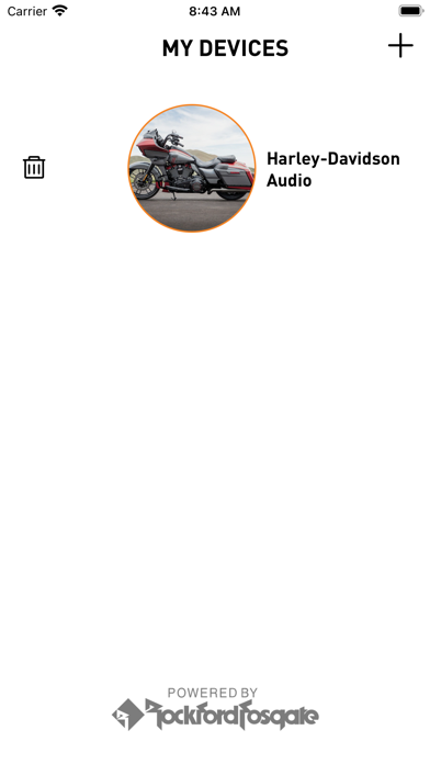 Harley-Davidson Audio Screenshot