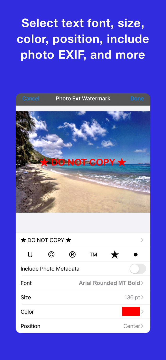 Photo Extension Watermark