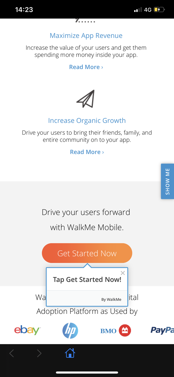 WalkMe Mobile Hub