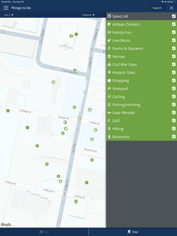Visit Harrisonburg VA! iPad screenshot 4 - Travel app