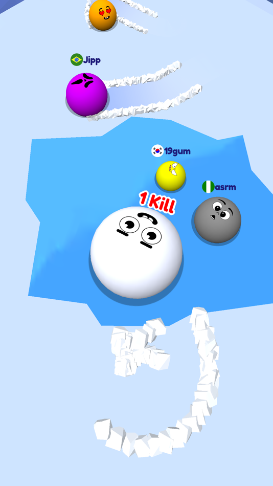 #5. Snow Roll.io (iOS) 由: 4s-games
