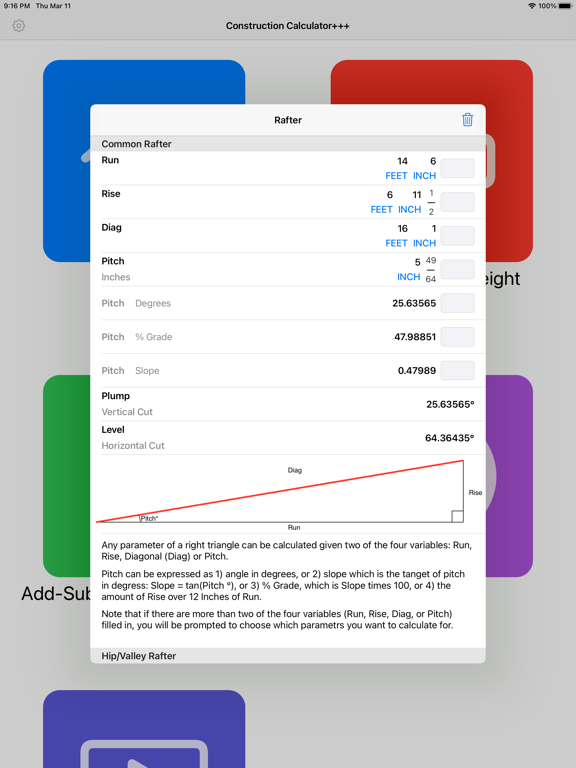 Screenshot #6 pour Construction Calculator+++
