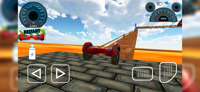 Hoverboard Race Scooter Game