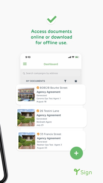 Realtair Sign Screenshot