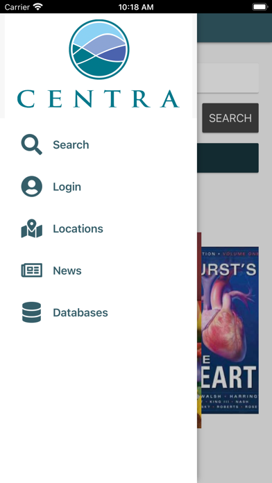 Centra Online Library Screenshot