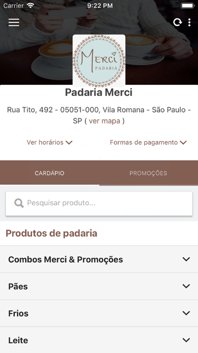 Padaria Merci Screenshot