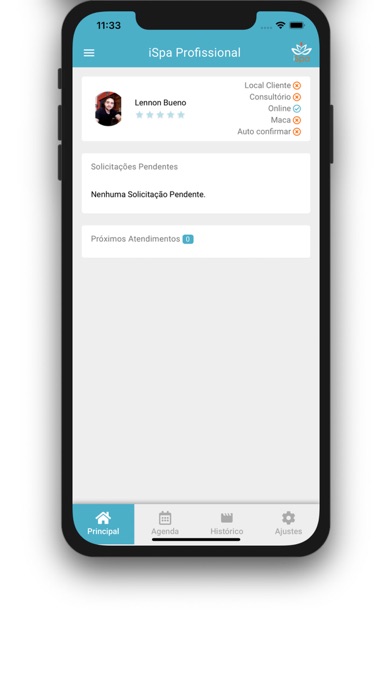 iSpa para profissionais Screenshot