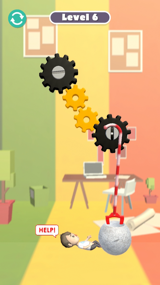 #7. Pull Him Out - The Rope Hero (iOS) 由: Essendon Studios