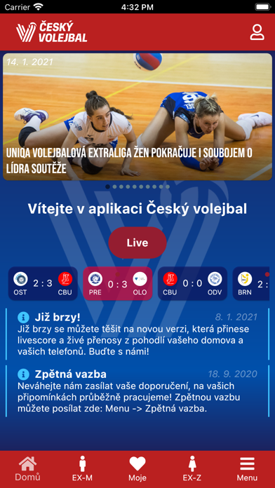 Český volejbal Screenshot