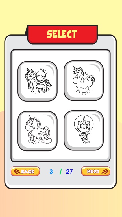 Unicorn And Friend Color Book