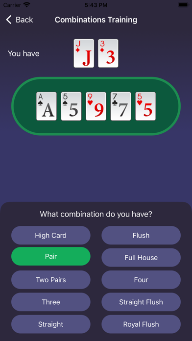 Evenbet Poker Trainer screenshot 3