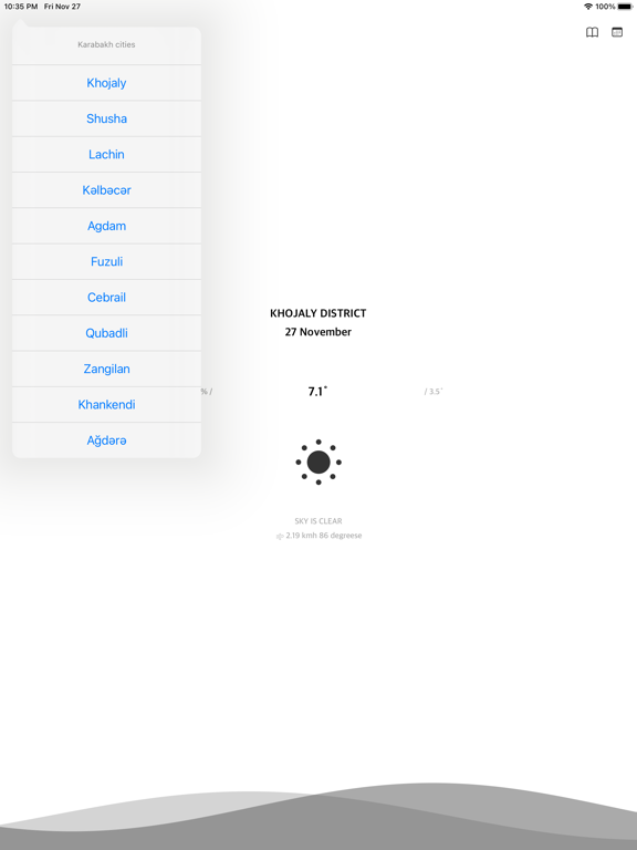 Screenshot #5 pour Karabakh Weather