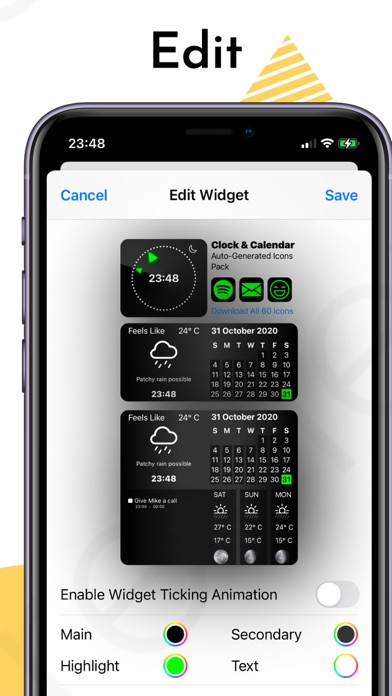 Screenshot 4 of Widgetry App