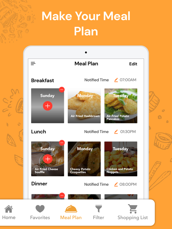 Healthy Air Fryer Recipes iPad screenshot 4 - Food & Drink app