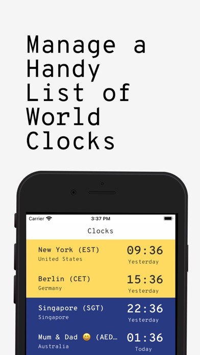 Chrono: World Clock Screenshot