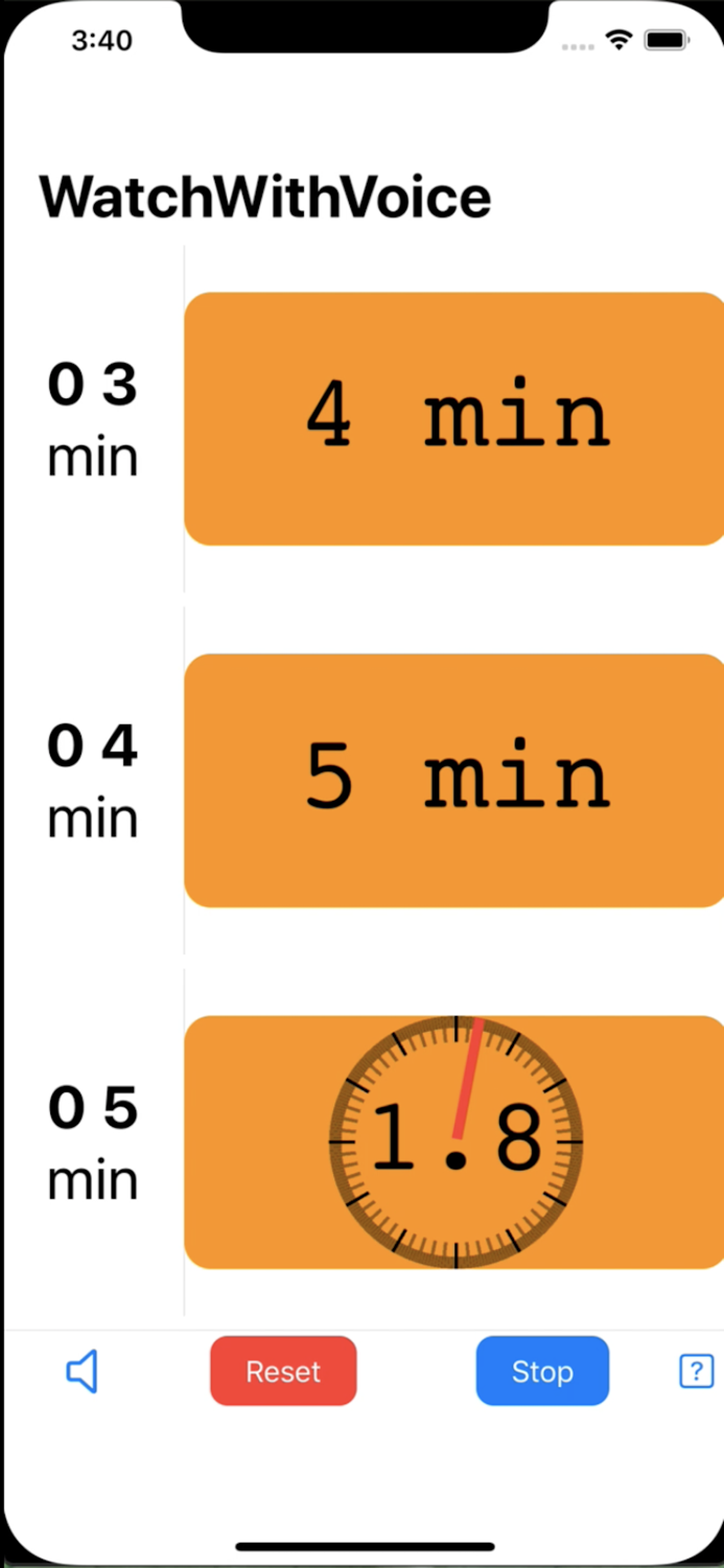 Watch with voice for keep-fit