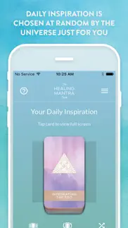 the healing mantra deck iphone screenshot 2