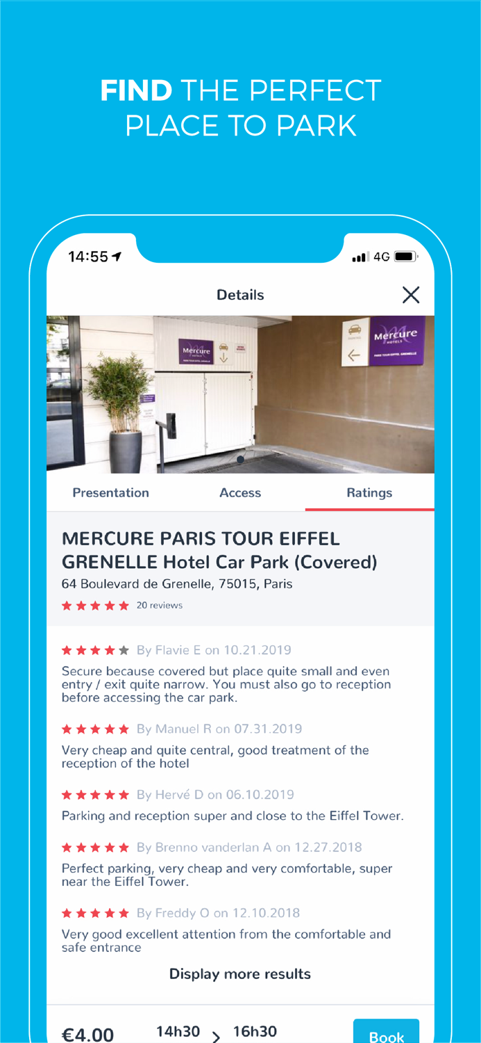 Onepark Book a parking space