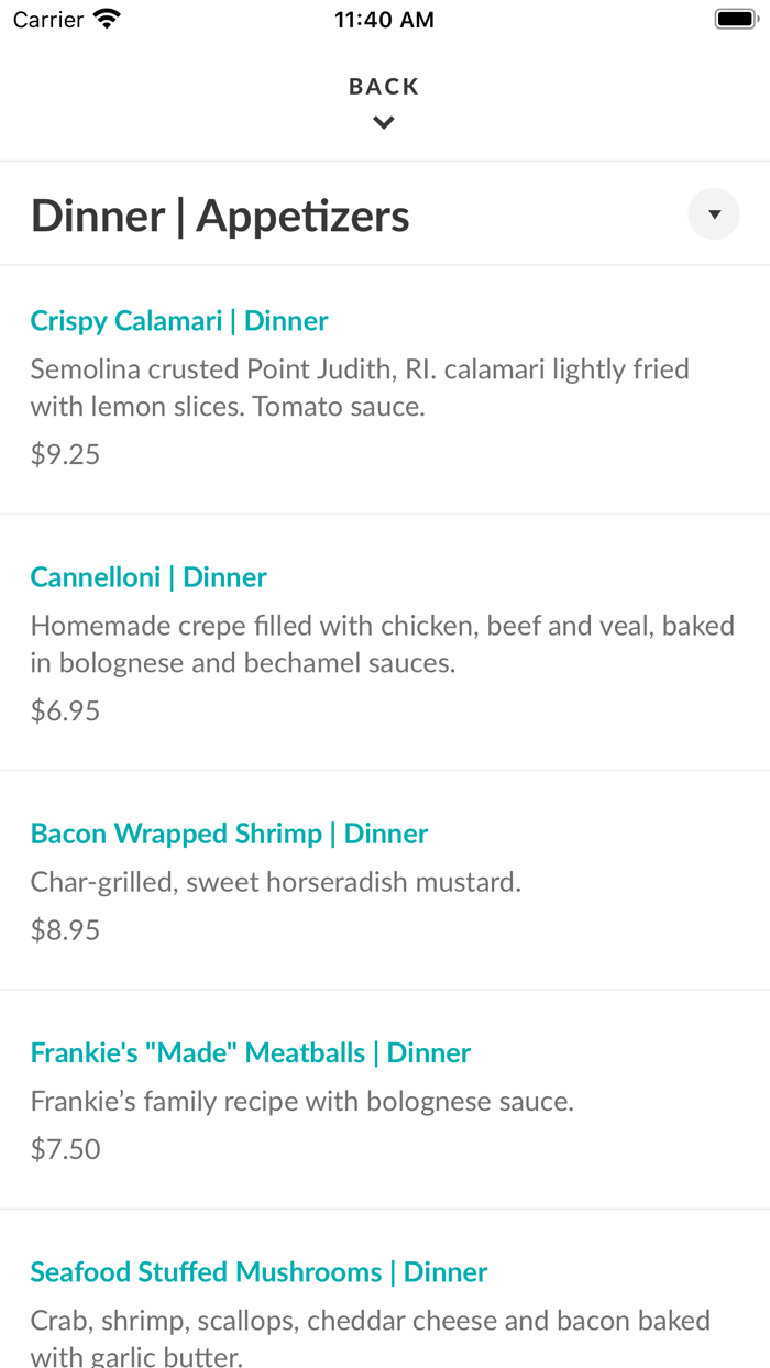 Giuseppis Pizza and Pasta