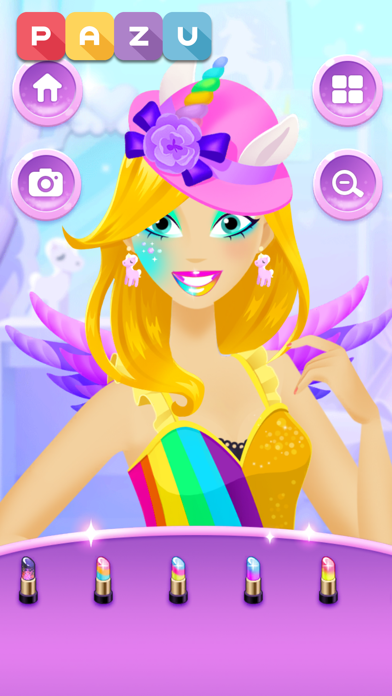 How to cancel & delete Girls games unicorn dress up from iphone & ipad 4