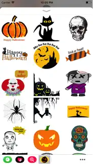 ultimate halloween stickers iphone screenshot 1