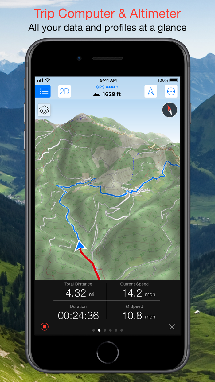 Maps 3D - Hike and Bike