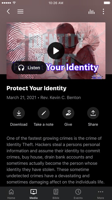 Screenshot 3 of World Harvest Worship Center App
