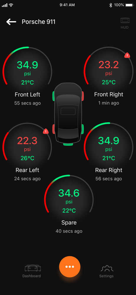 SensAiry - Bluetooth LE TPMS screenshot 3
