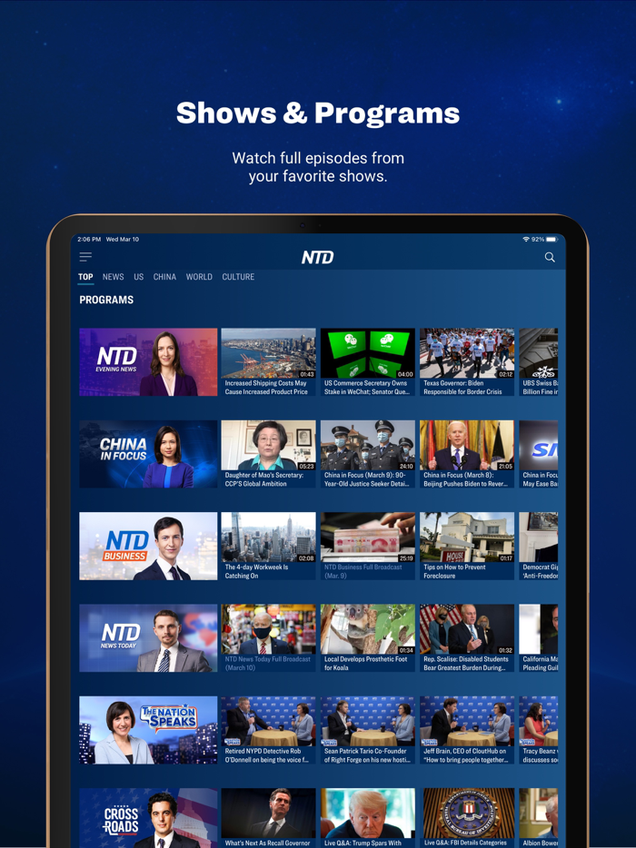 NTD Live TV and Breaking News