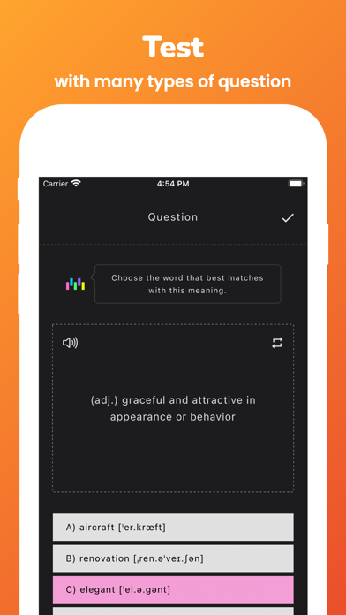 Memorize: TOEFL Vocabulary Screenshot