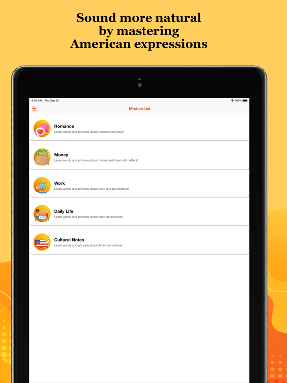 American Accent for Immigrants iPad screenshot 7 - Education app