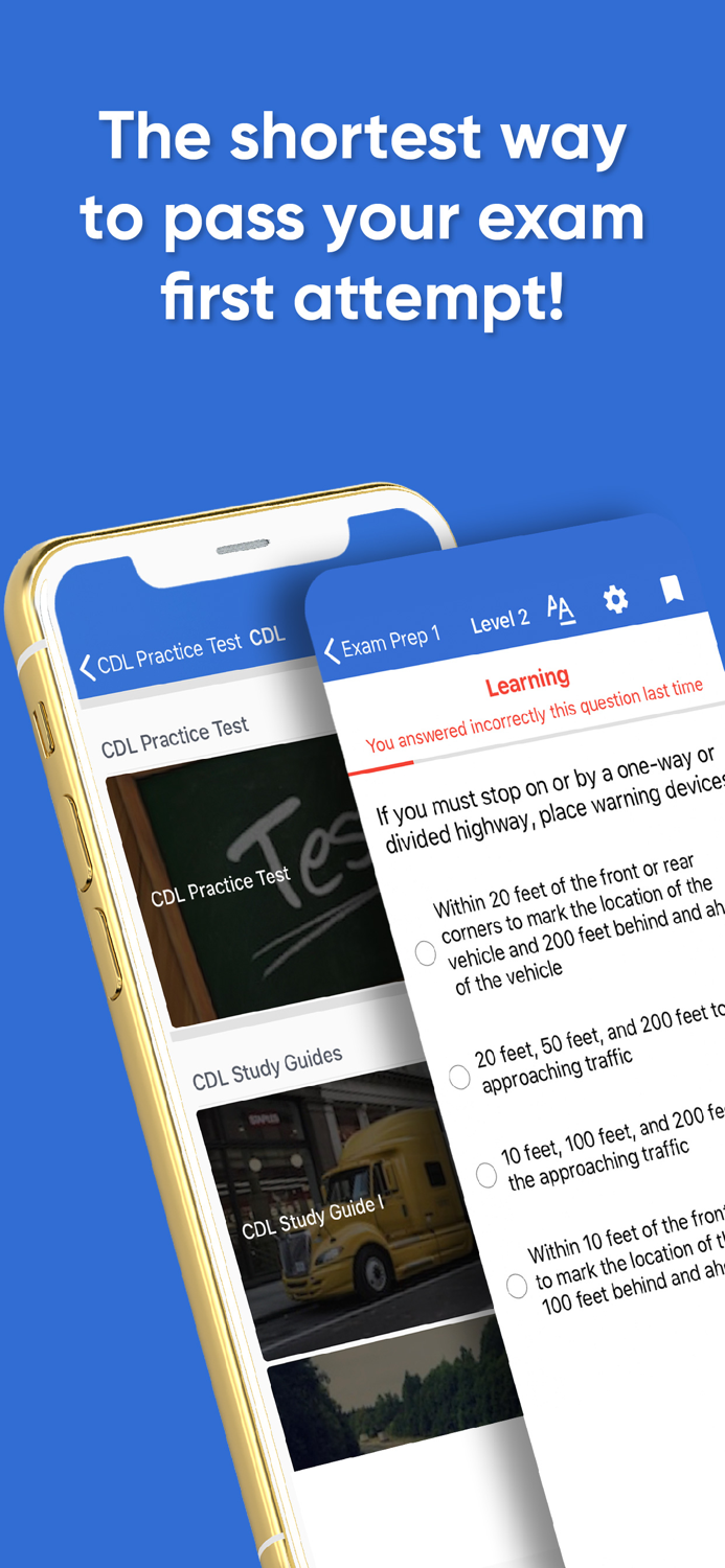 CDL Prep Exams and Study Guide