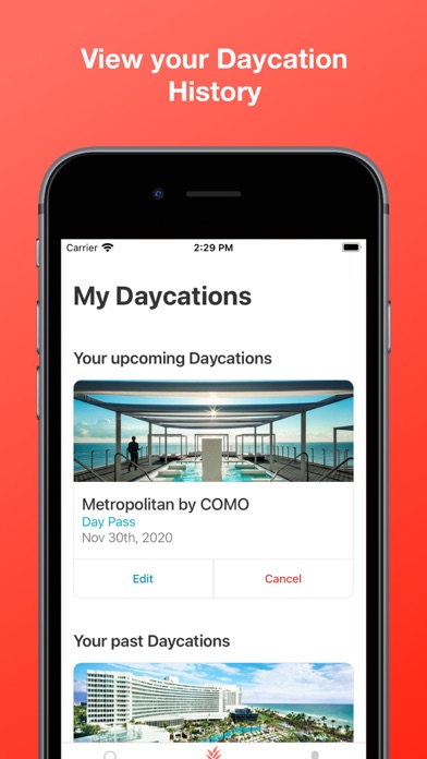 Daycation App Screenshot