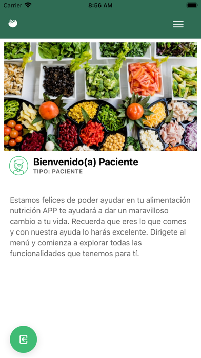 Consultas Nutrición Screenshot
