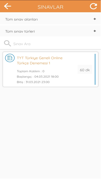 Paragrafın Şifresi Mobil Sınav Screenshot