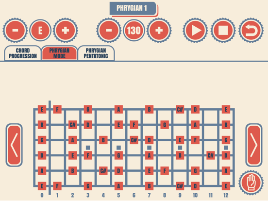 Screenshot #6 pour Modal Guitar Jam Tracks