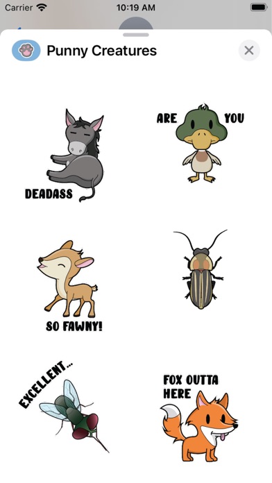 Screenshot #3 pour Punny Creatures