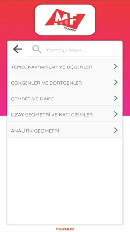 Game screenshot MF Kazanım Video Çözüm apk