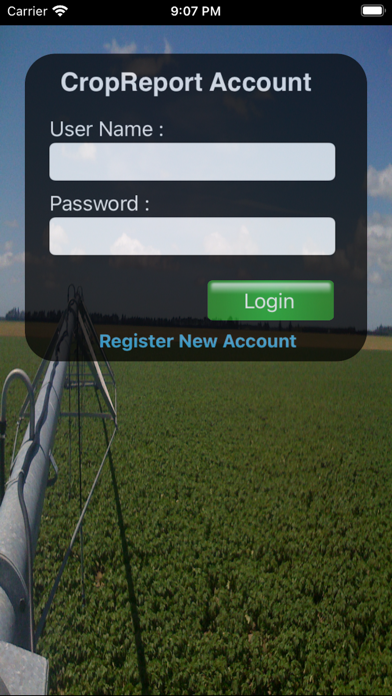 CropReport Screenshot